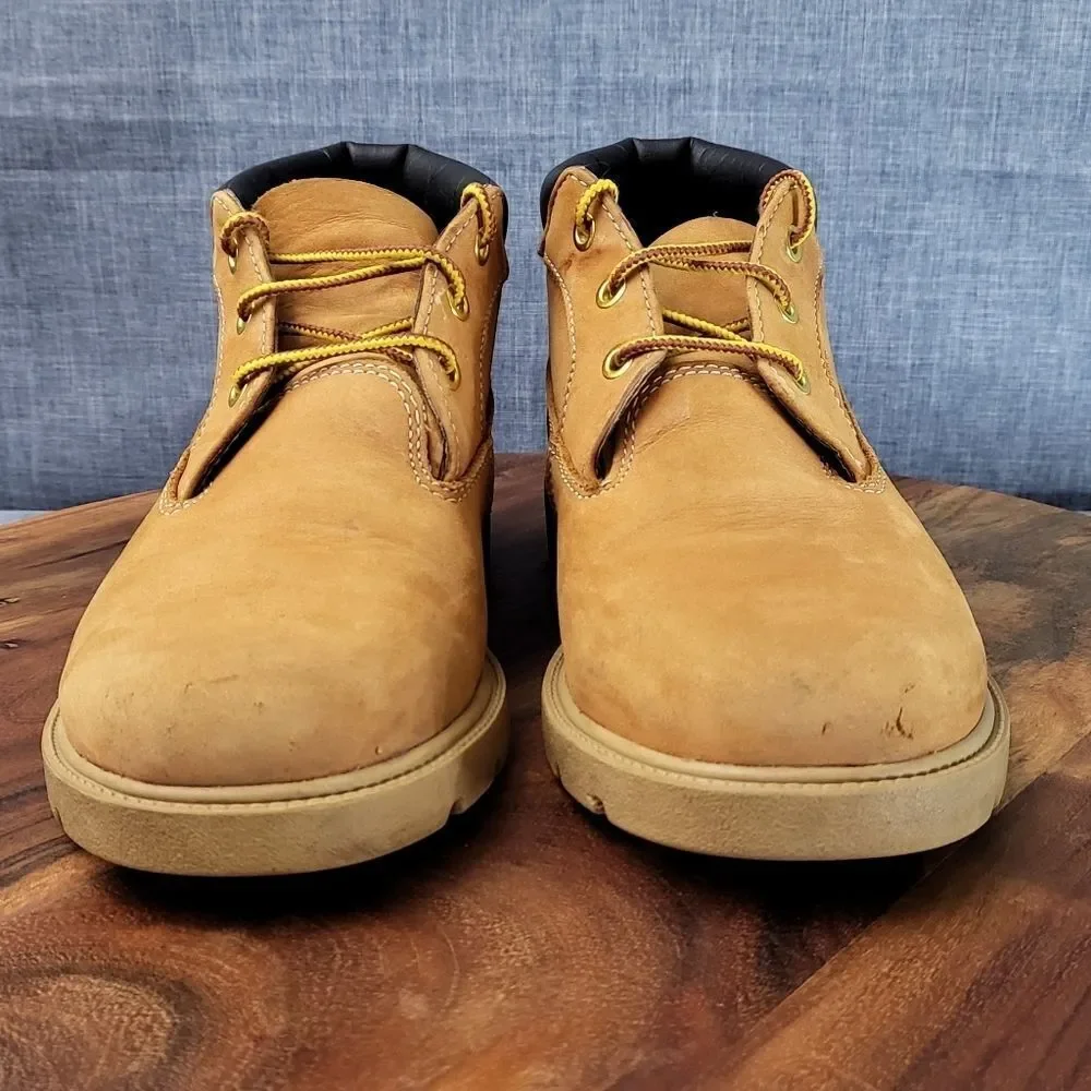 Timberland 3-Eye Chukka Boot Wheat Big Kids Junior's size 6 (EU 39) 7190R